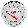 2-1/16" FUEL LEVEL, 0-90 Ω, GM, ARCTIC WHITE